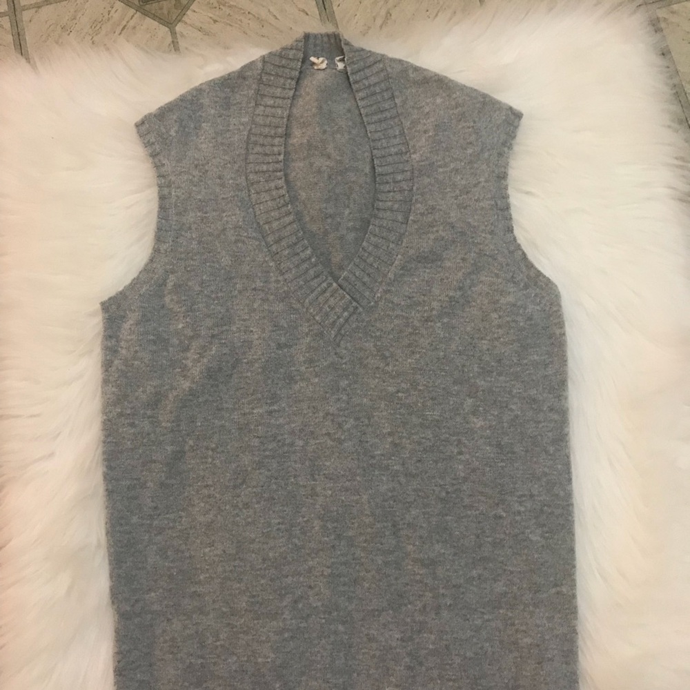 anthropologie • moth • new wave gray sweater dress - Picture 3 of 7